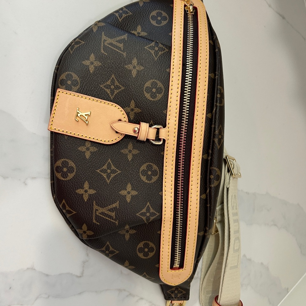 Lv Monogram Brown Crossbody Bag bumbag
